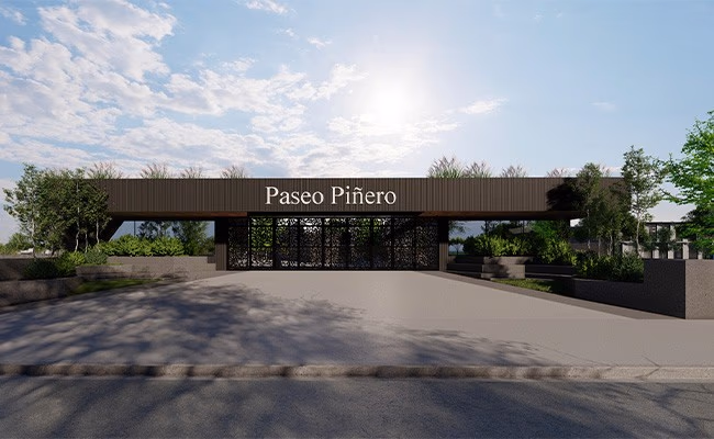 Render de la entrada al Paseo Piñero